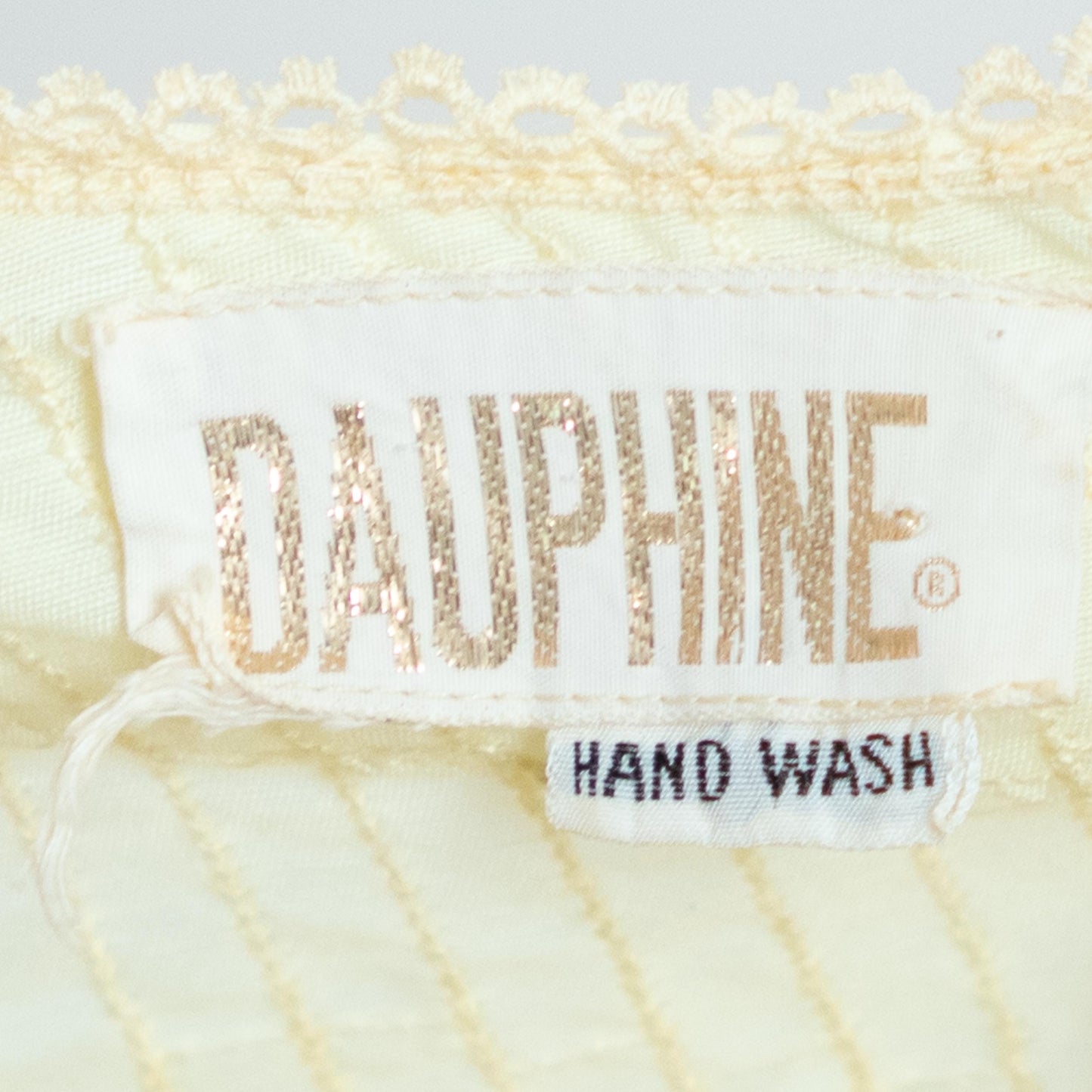 Vintage 60s Dauphine Butter Yellow Midi Dress - Small