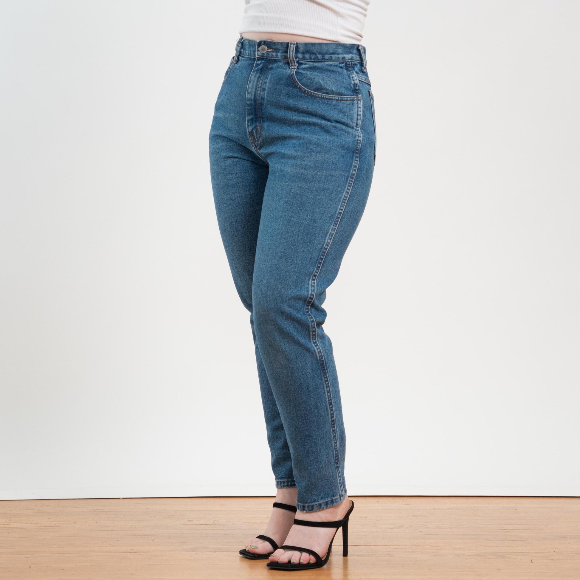Vintage 90s Stonewash High Waisted Jeans - Medium, 30” Waist