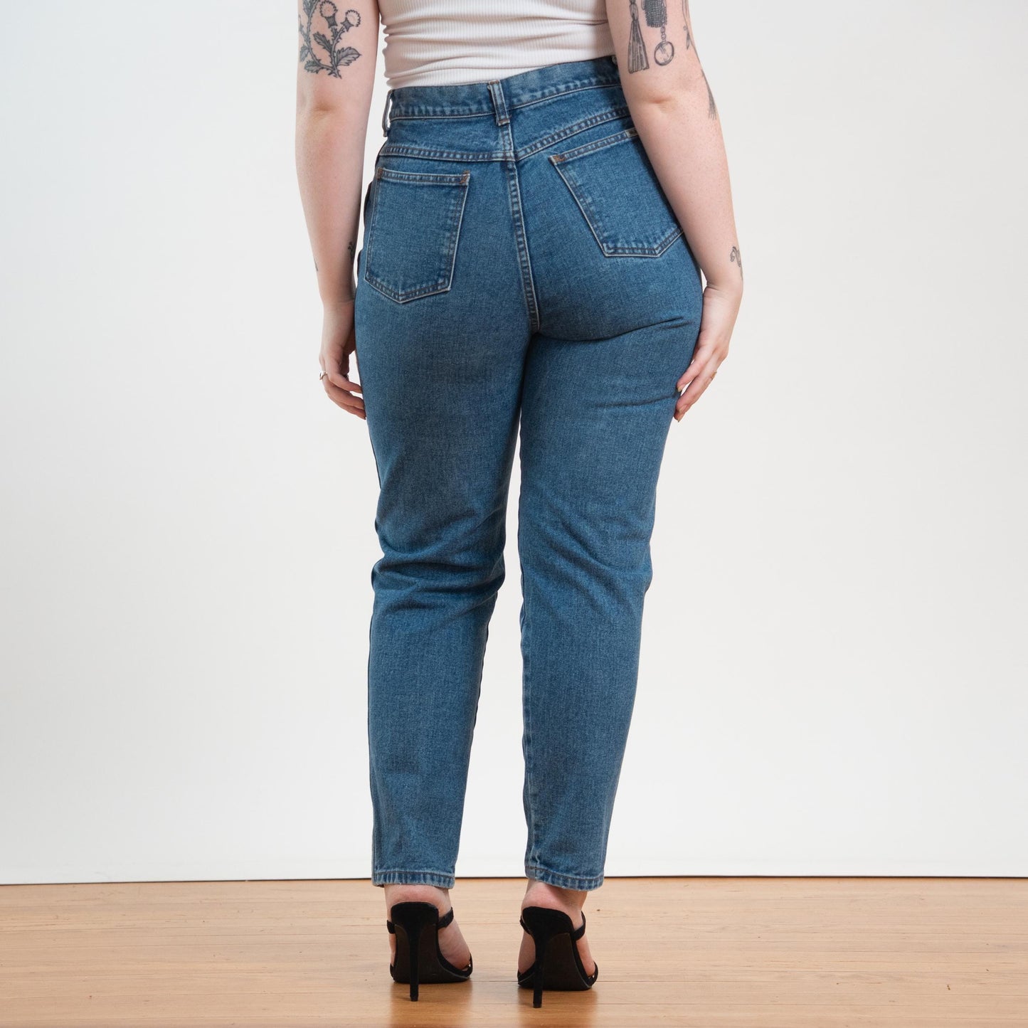 Vintage 90s Stonewash High Waisted Jeans - Medium, 30” Waist