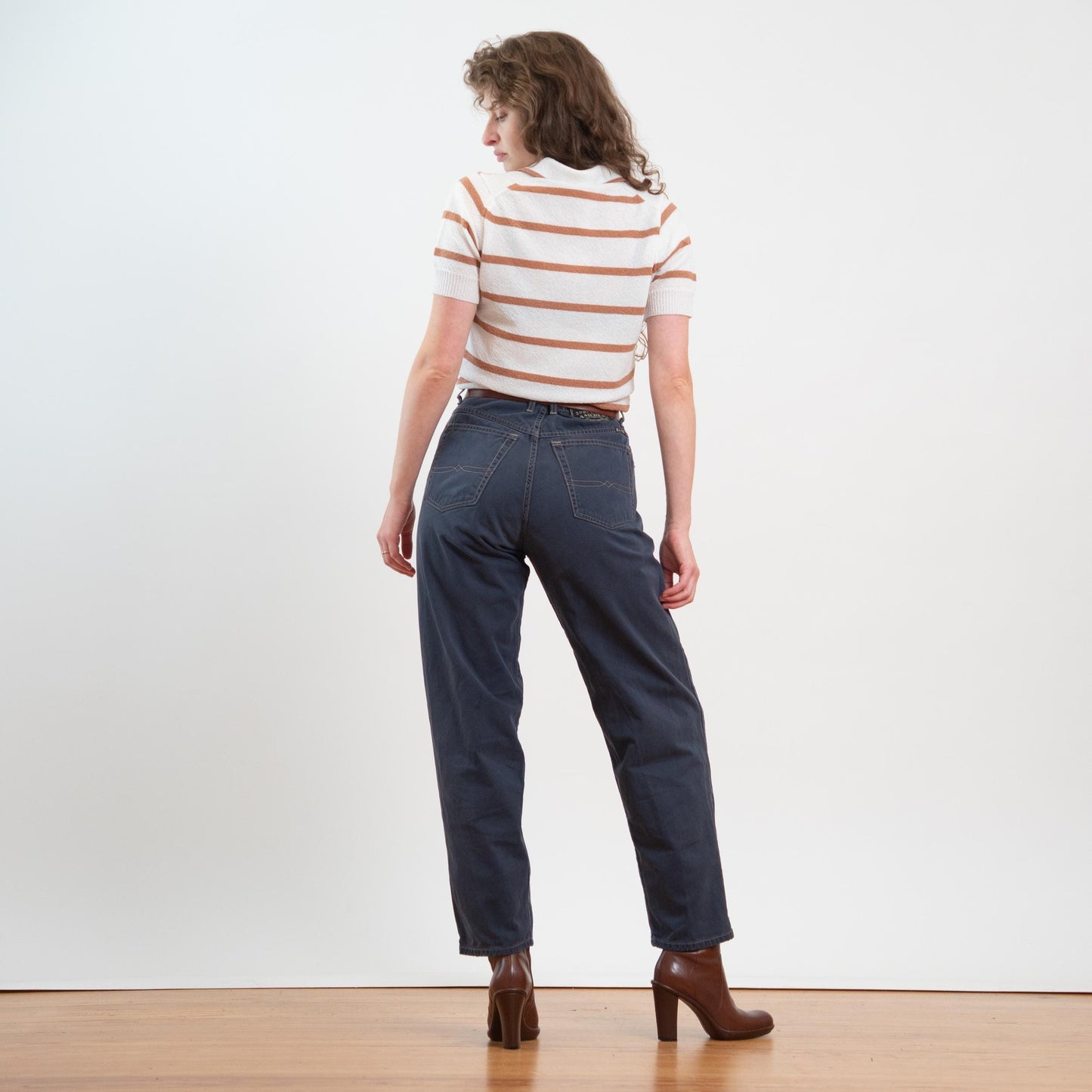Vintage 90s Lucky Navy Blue Twill Pants – Size 31