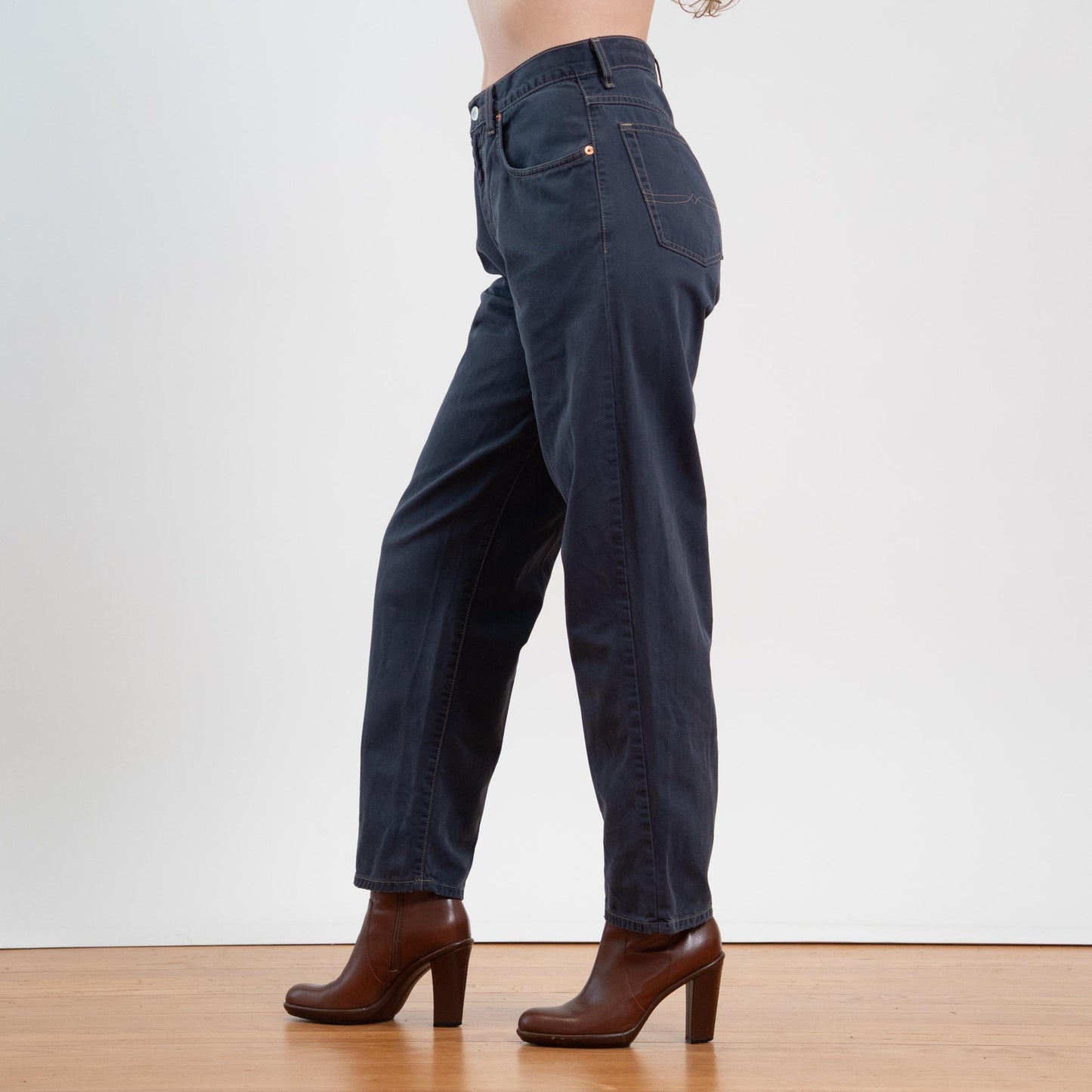 Vintage 90s Lucky Navy Blue Twill Pants – Size 31