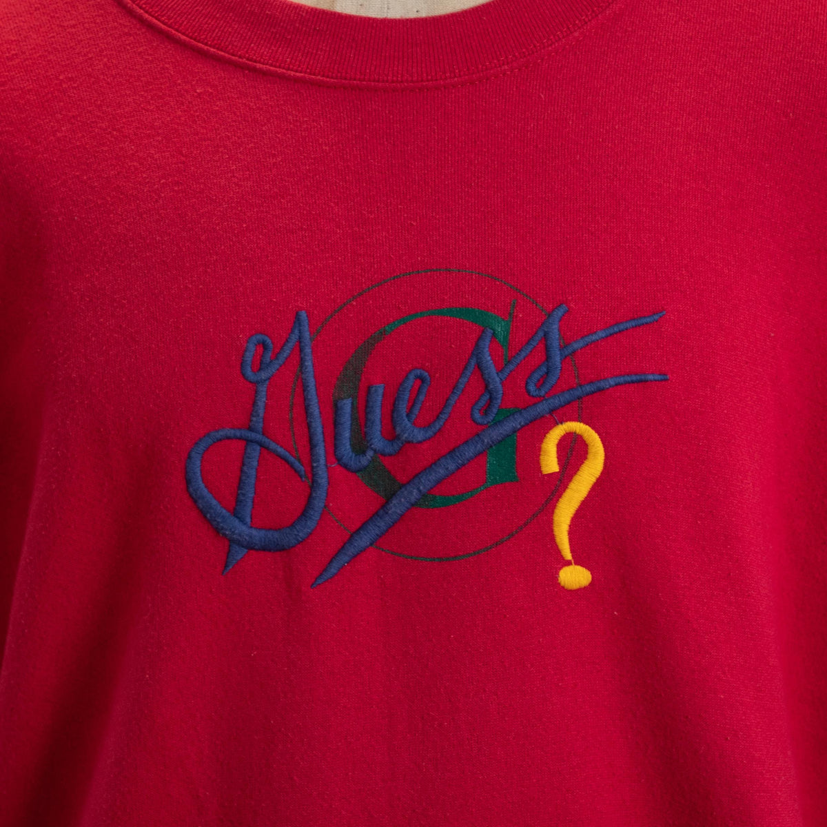 Vintage 90s Guess Red Sweatshirt - Large