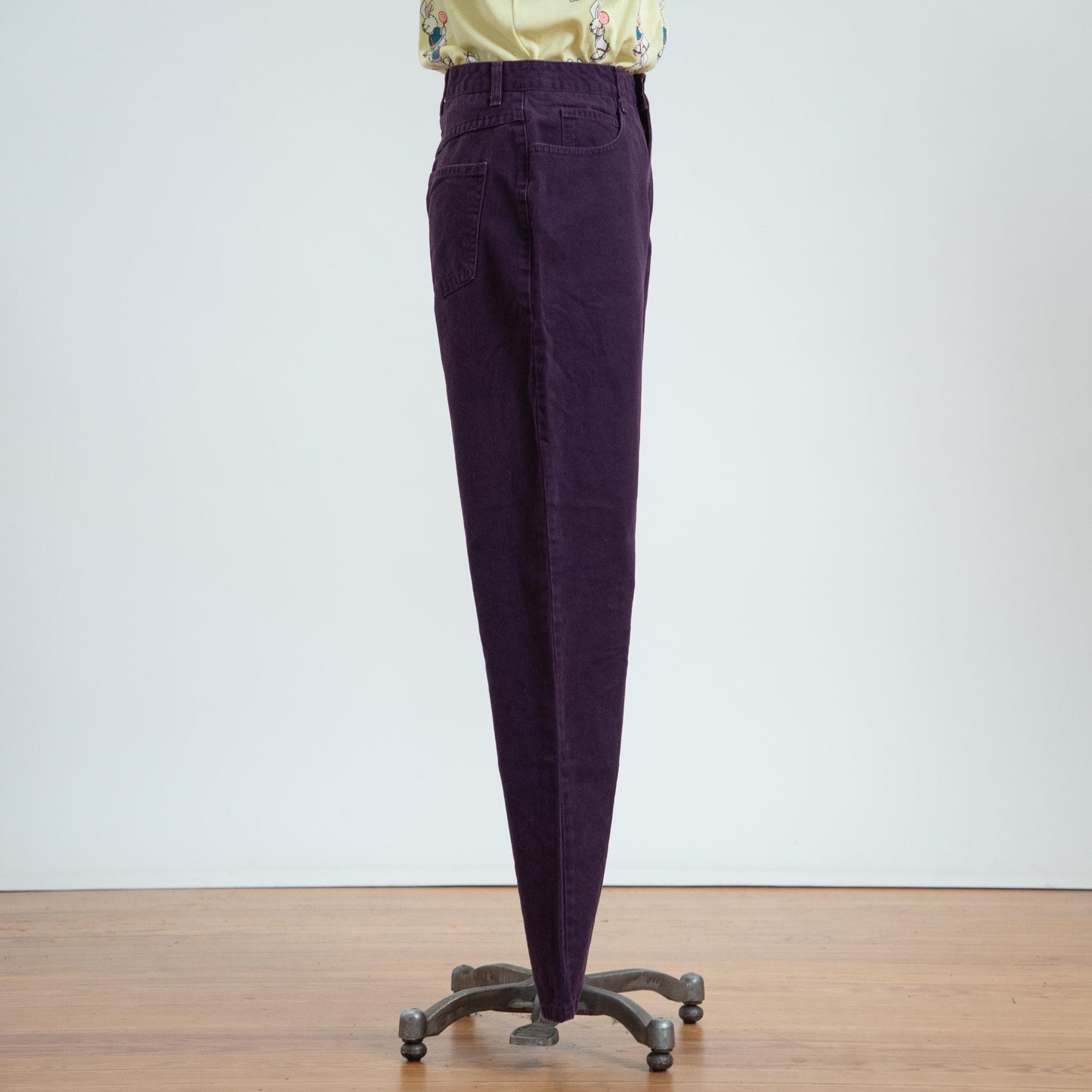 Vintage 90s Plum Purple High Waisted Jeans - Small, 26" Waist