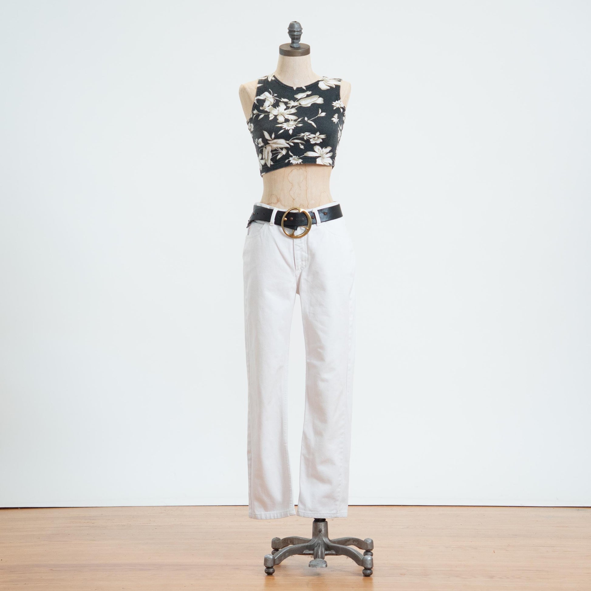 Vintage Guess White High Waisted Jeans - Medium, 28" Waist