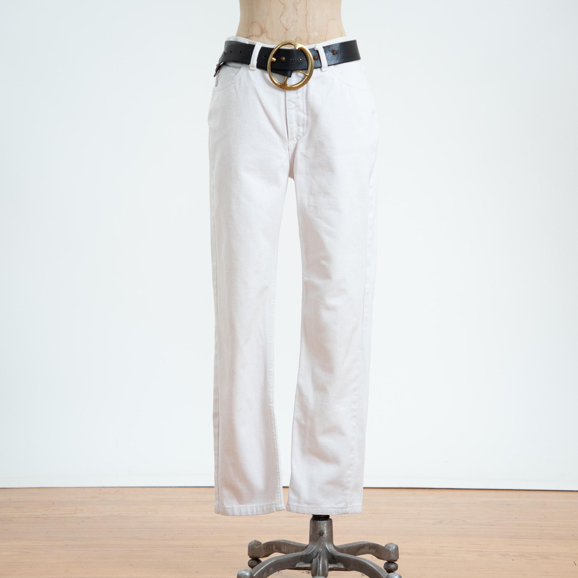 Vintage Guess White High Waisted Jeans - Medium, 28" Waist
