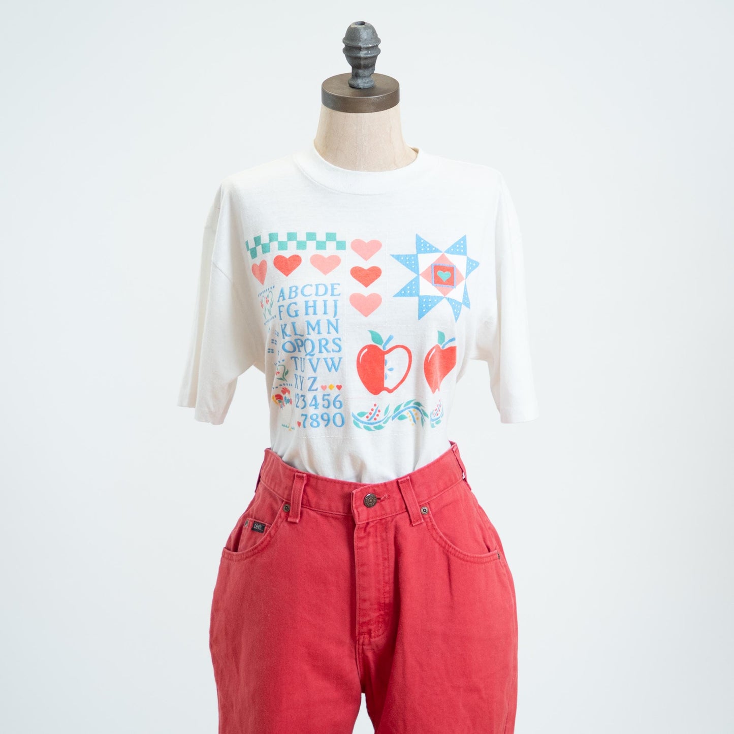 Vintage 90s Back To School T Shirt - Large