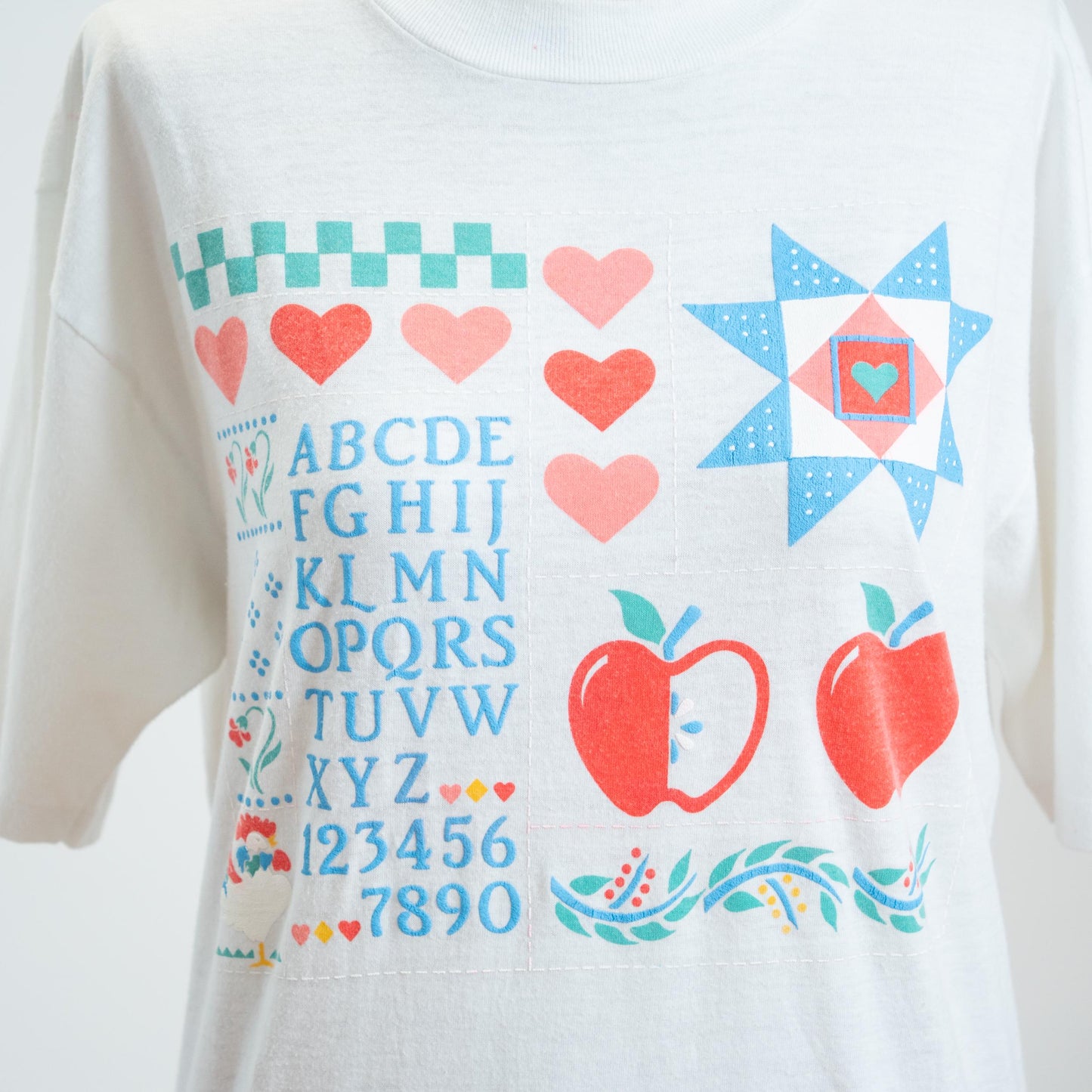 Vintage 90s Back To School T Shirt - Large