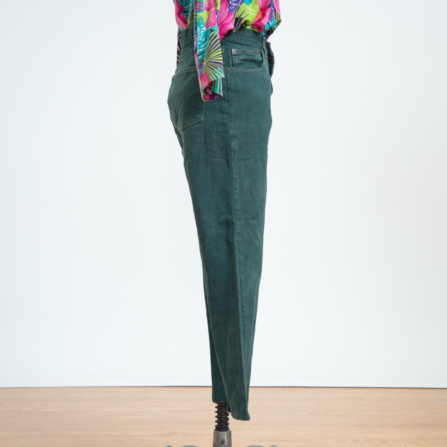 Vintage 90s Gap Green Overdyed Jeans - Small, 27" Waist