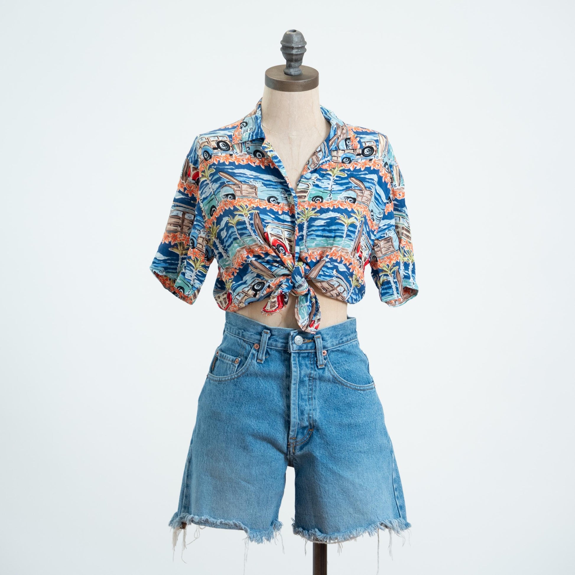 Vintage 90s Cut Off Jean Shorts - Small, 26" Waist