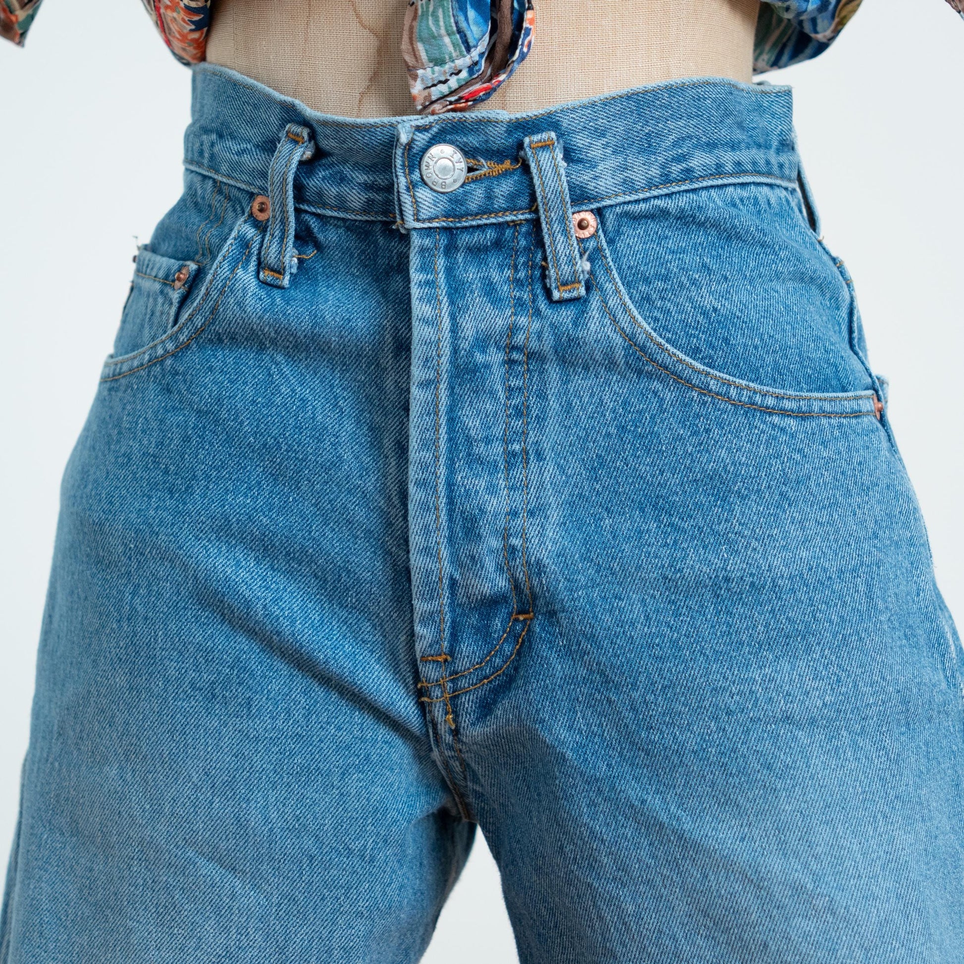 Vintage 90s Cut Off Jean Shorts - Small, 26" Waist