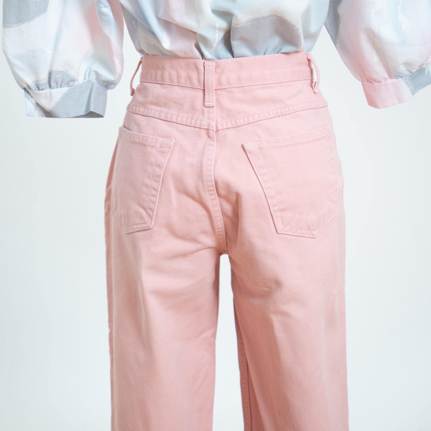 Vintage 90s Baby Pink High Waisted Jeans - Medium, 29" Waist