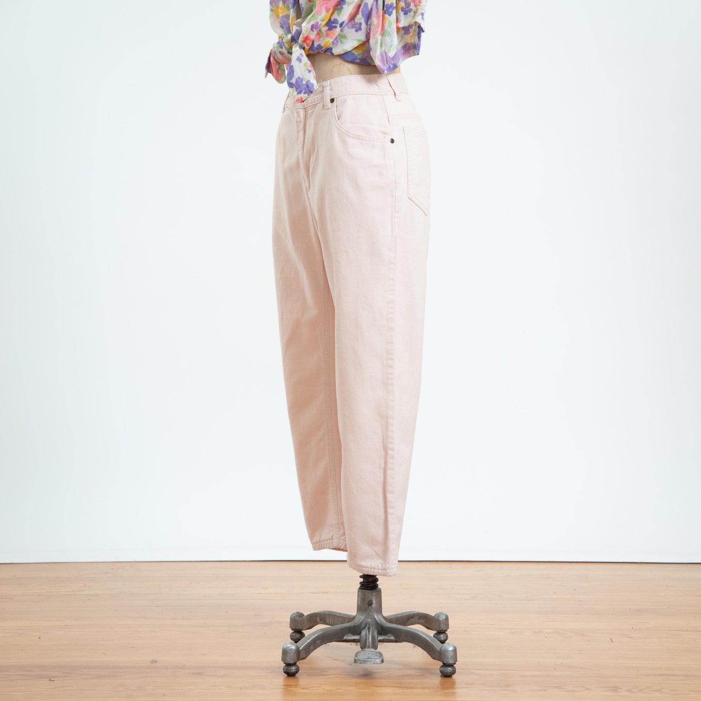 Vintage 90s Light Pink High Waisted Jeans - Petite Medium, 28" Waist