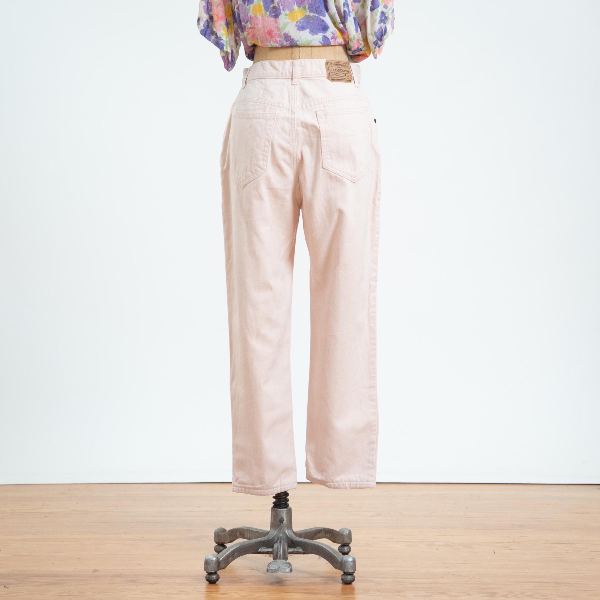 Vintage 90s Light Pink High Waisted Jeans - Petite Medium, 28" Waist