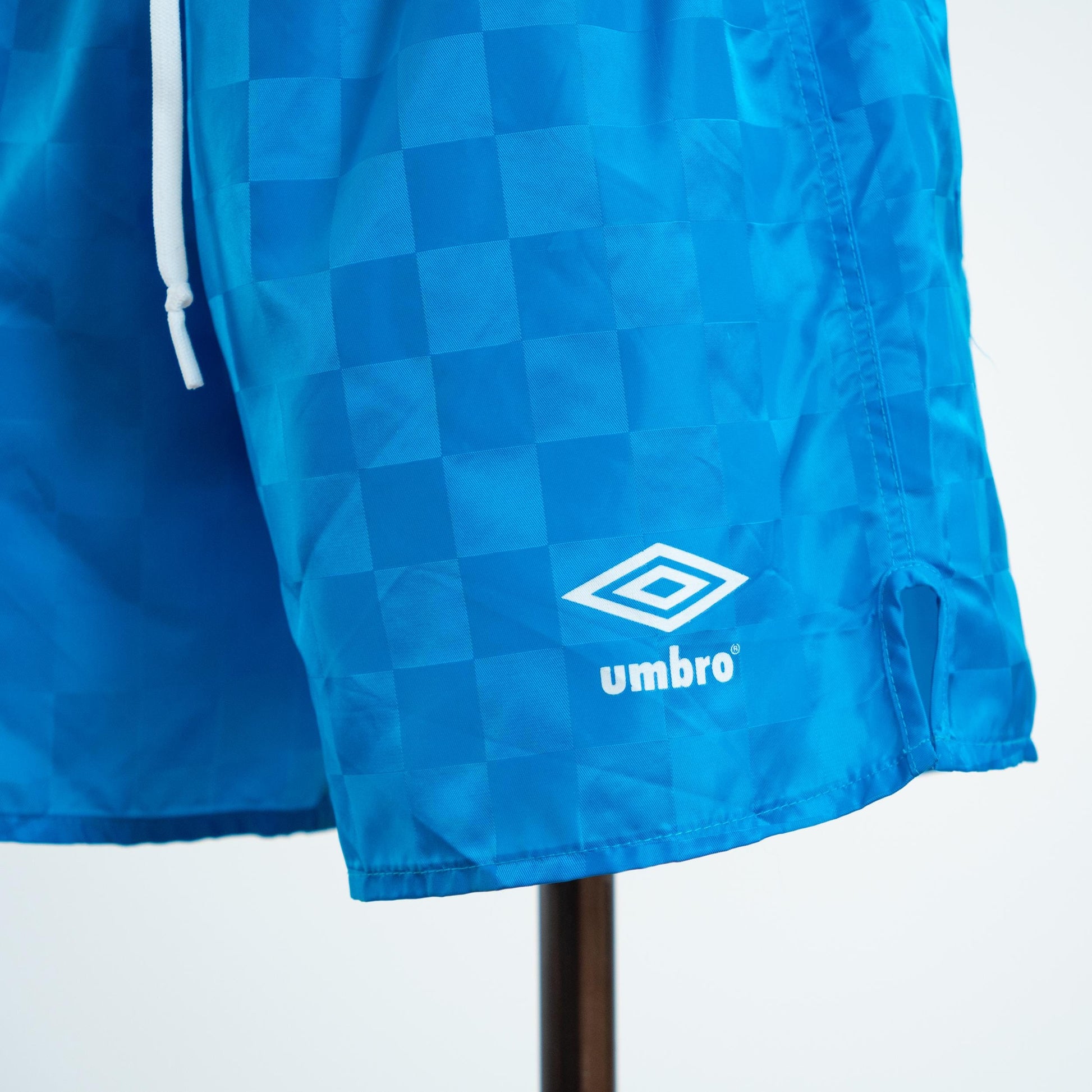 Vintage 90s Umbro Blue Soccer Shorts - Small