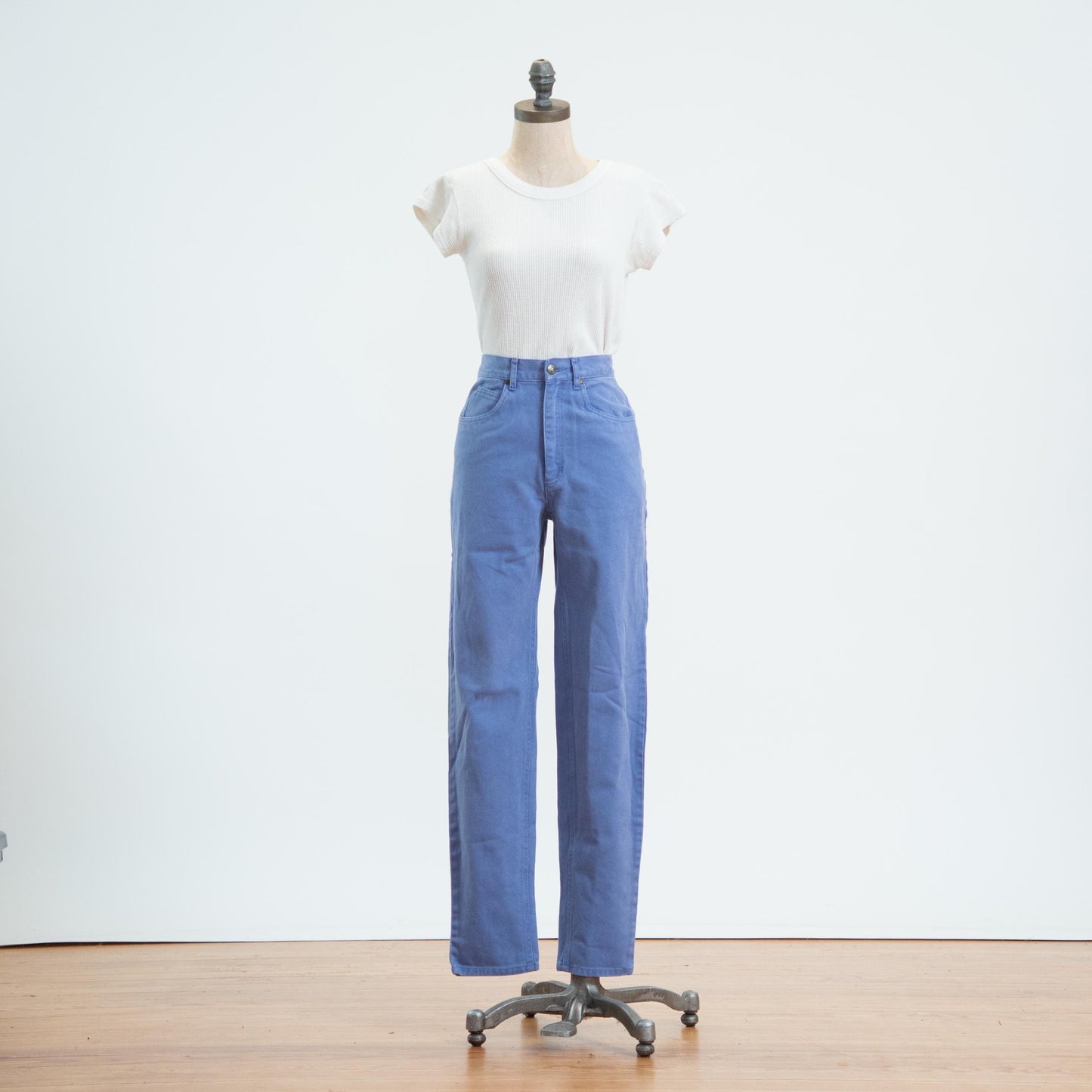 Vintage 90s Periwinkle Blue High Waisted Jeans - Small, 26" Waist