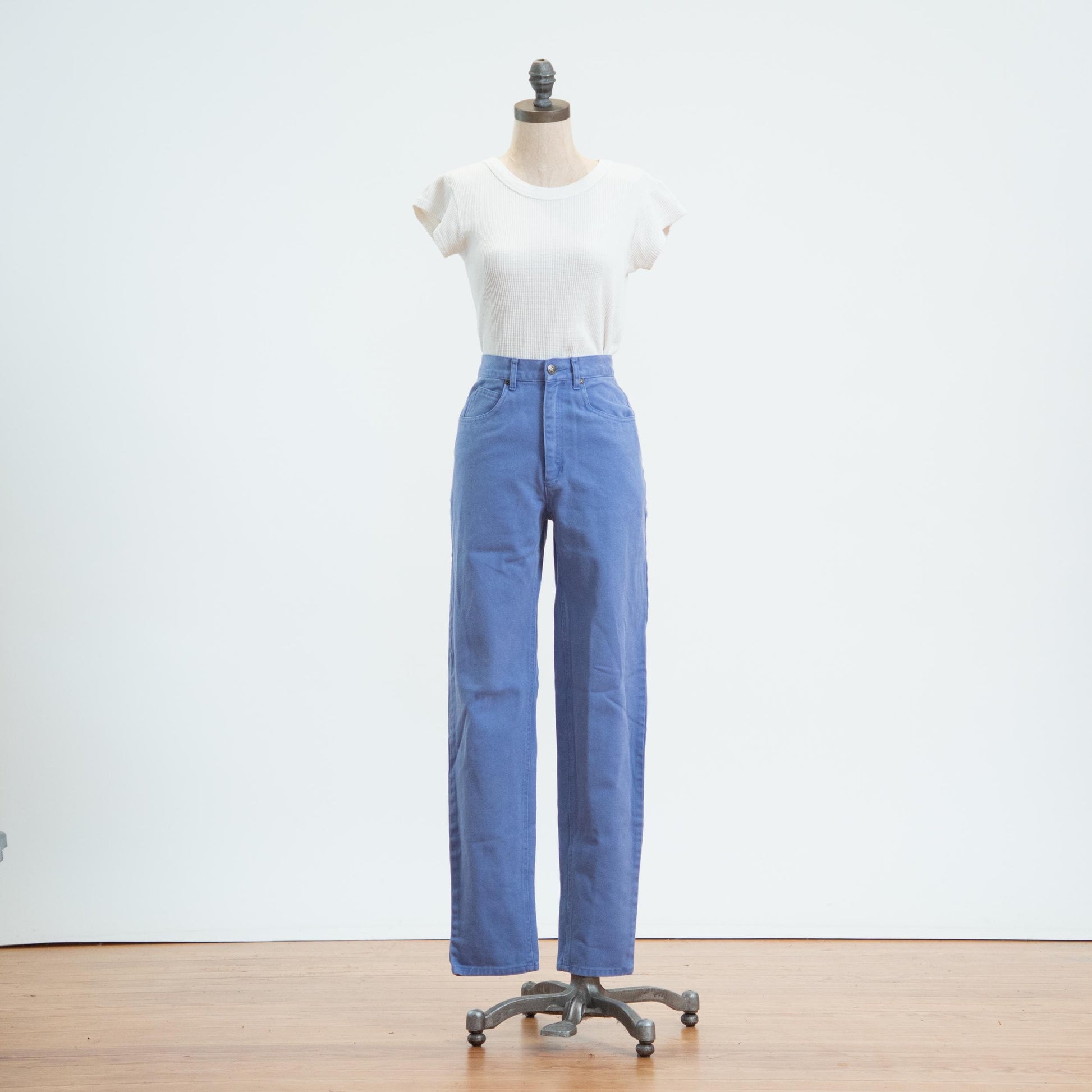 Vintage 90s Periwinkle Blue High Waisted Jeans - Small, 26" Waist