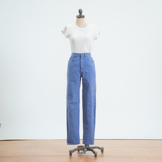 Vintage 90s Periwinkle Blue High Waisted Jeans - Small, 26" Waist