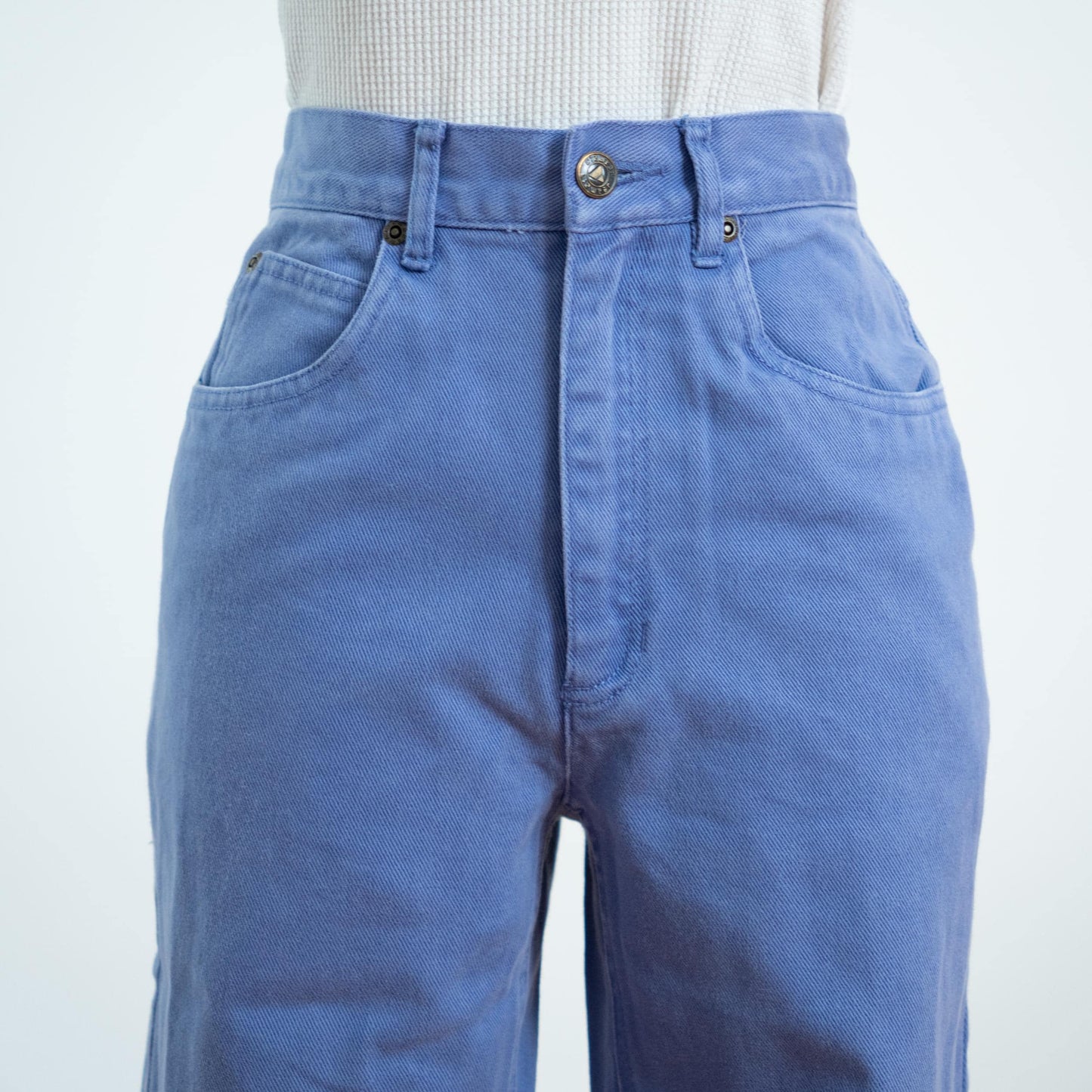 Vintage 90s Periwinkle Blue High Waisted Jeans - Small, 26" Waist