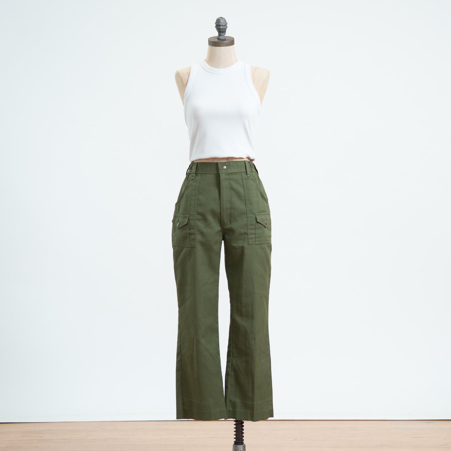 Vintage 70s Boy Scout Uniform Pants - Small, 26"-27" Waist