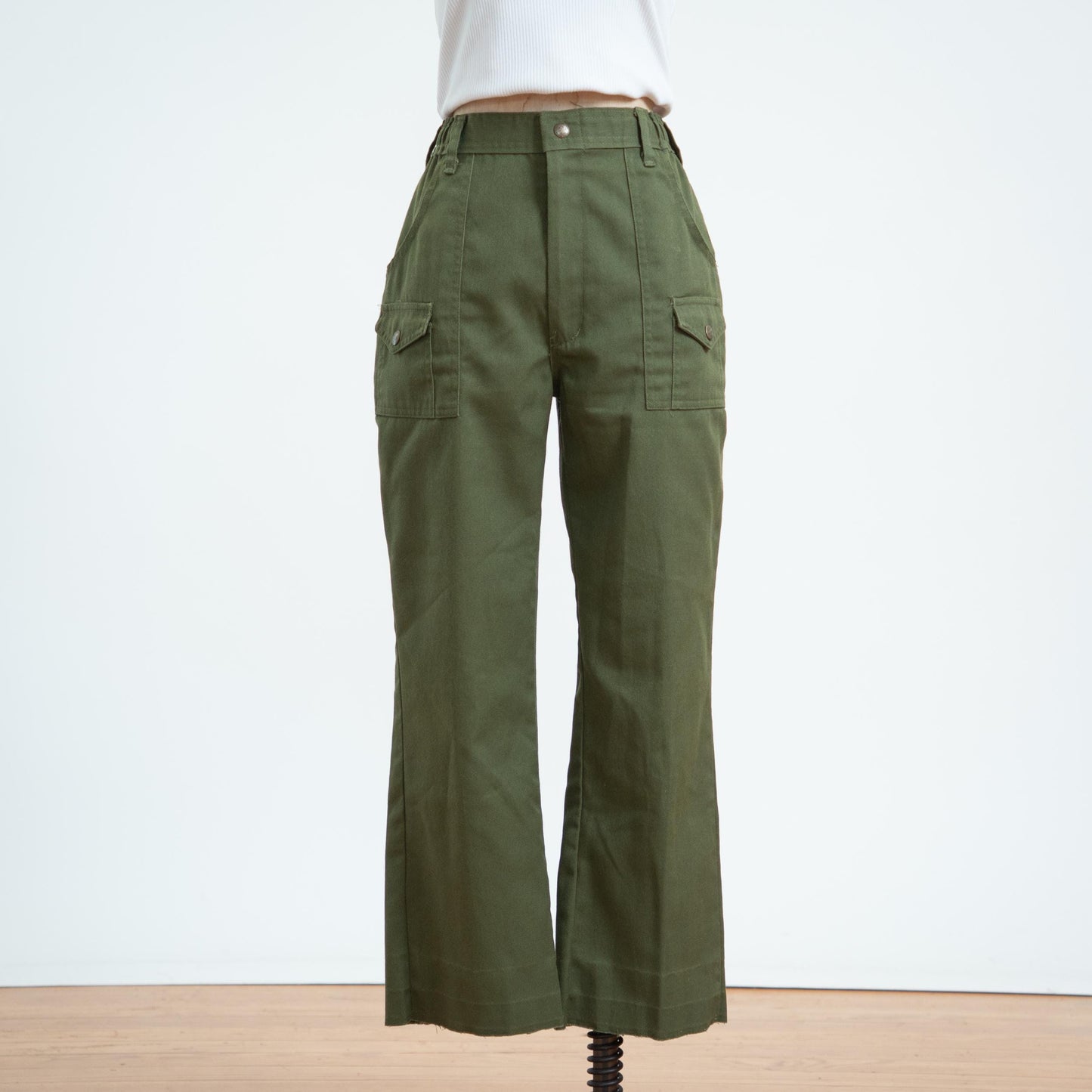 Vintage 70s Boy Scout Uniform Pants - Small, 26"-27" Waist