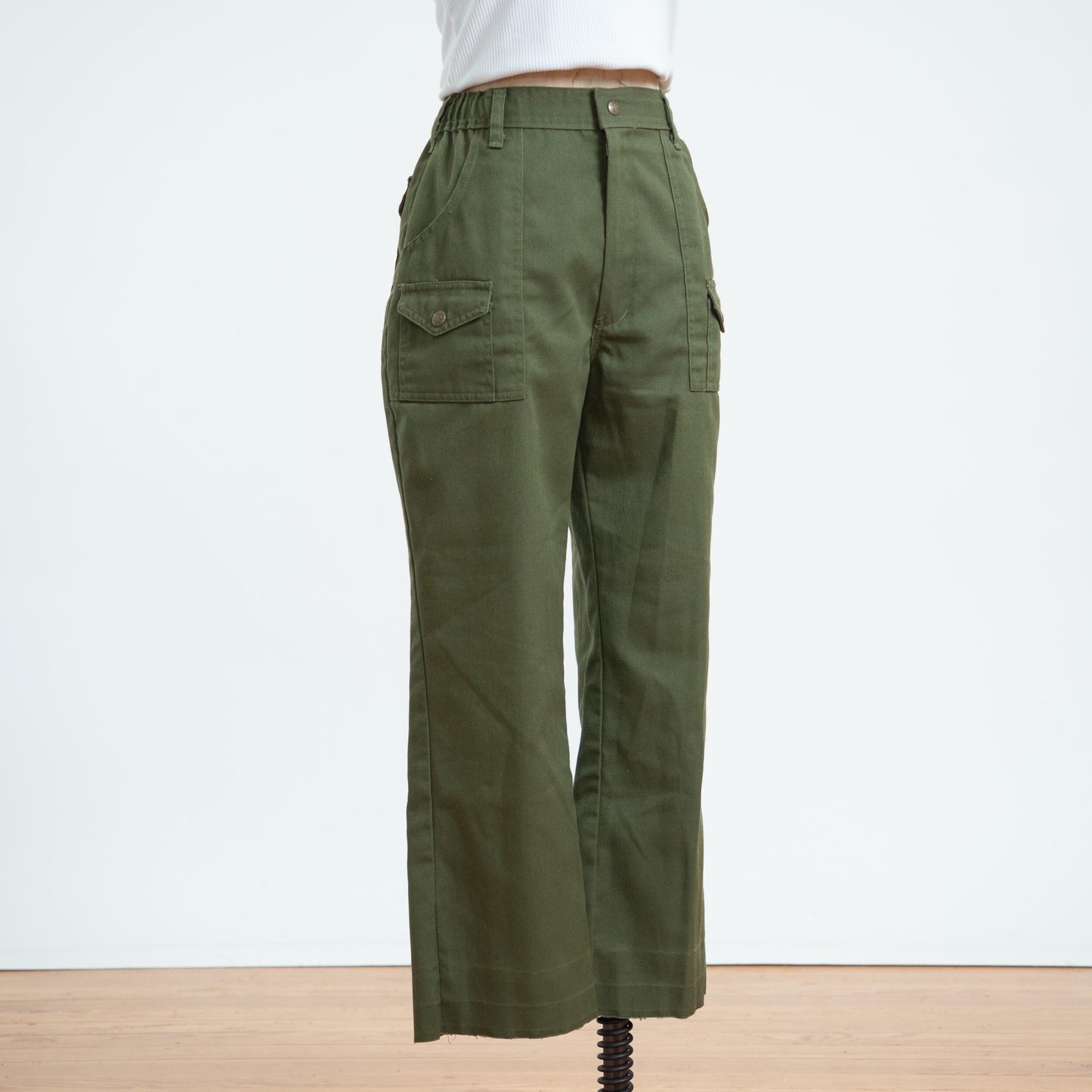 Vintage 70s Boy Scout Uniform Pants - Small, 26"-27" Waist
