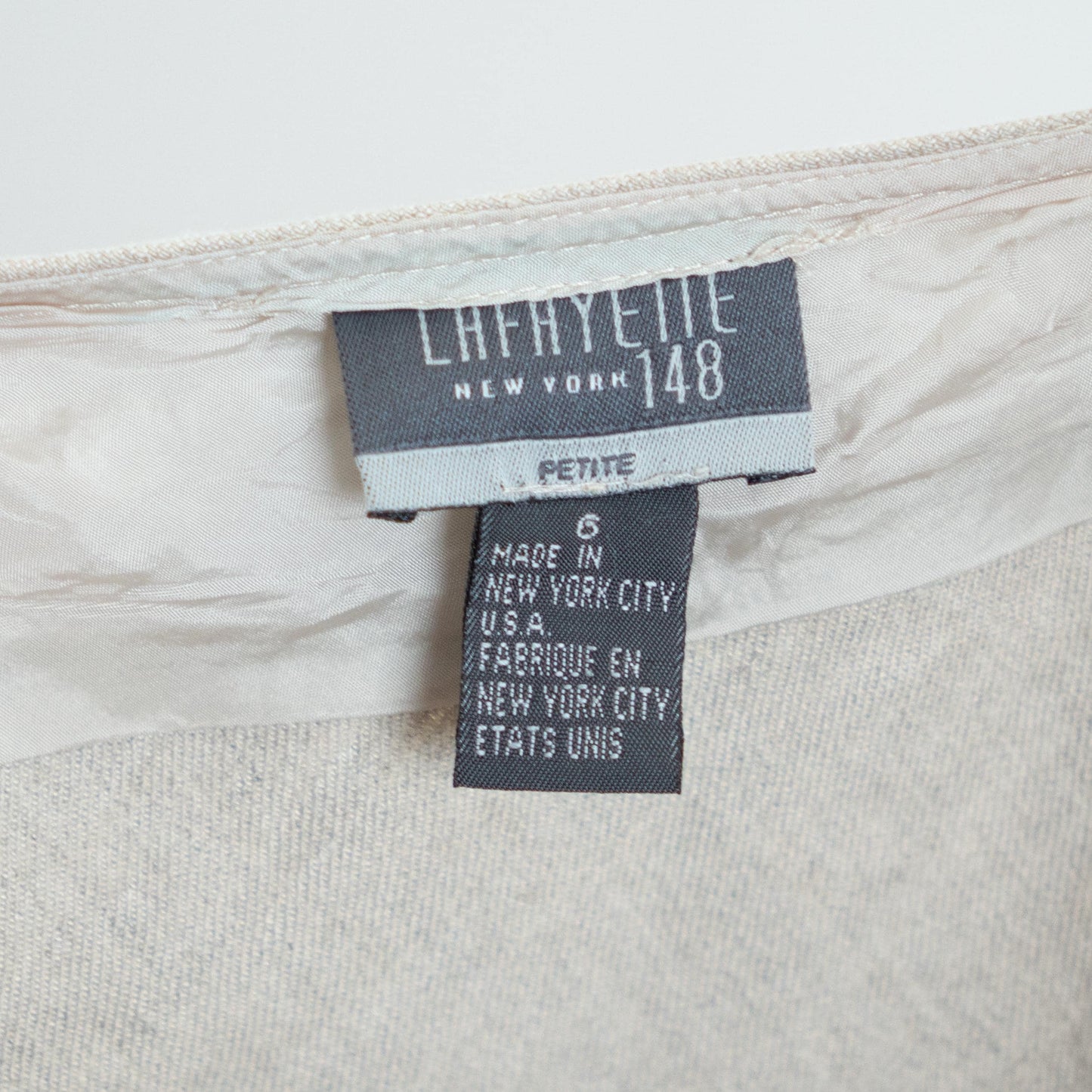 Vintage 90s Linen Bias Cut Midi Skirt - Size 6