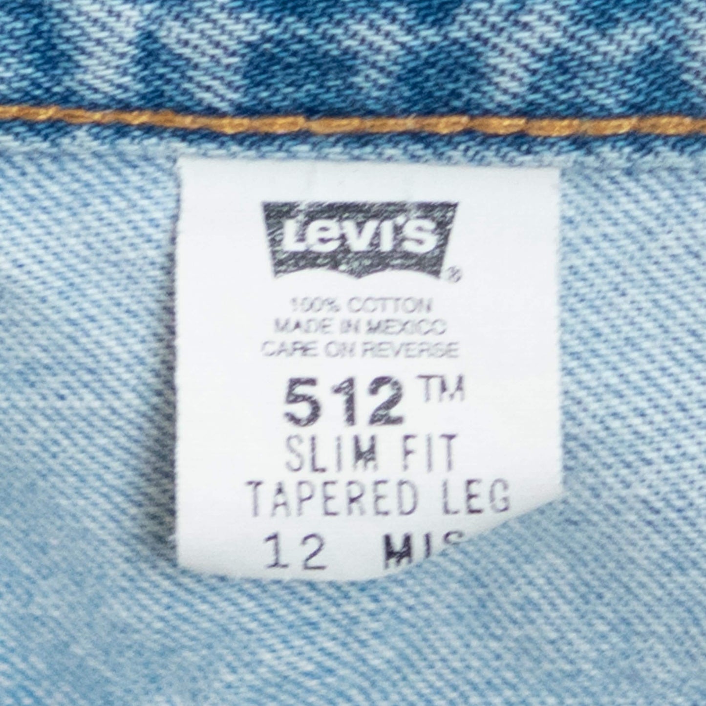 Vintage Levi's 512 High Waist Slim Fit Jeans - Medium, 30" Waist