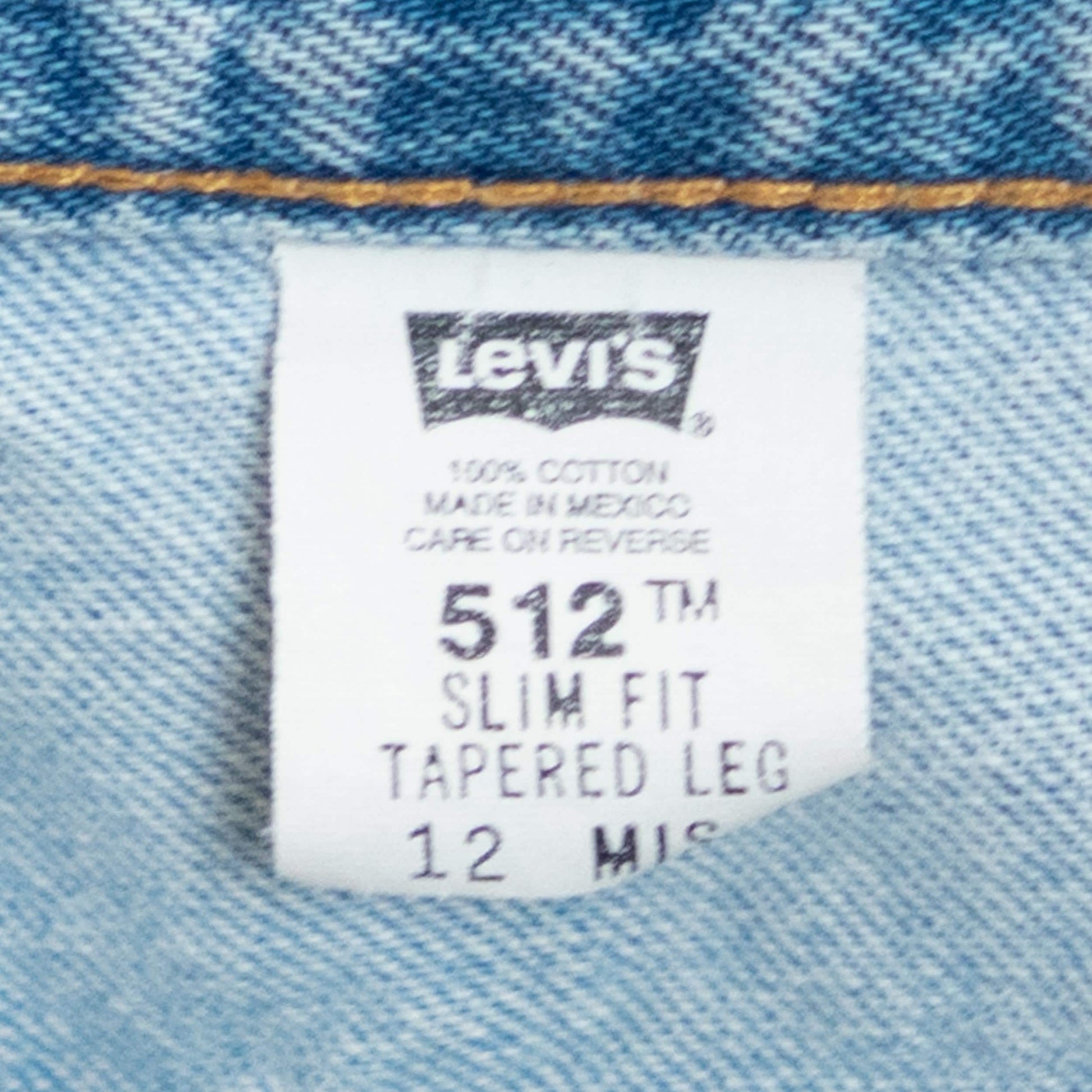 Vintage Levi's 512 High Waist Slim Fit Jeans - Medium, 30" Waist