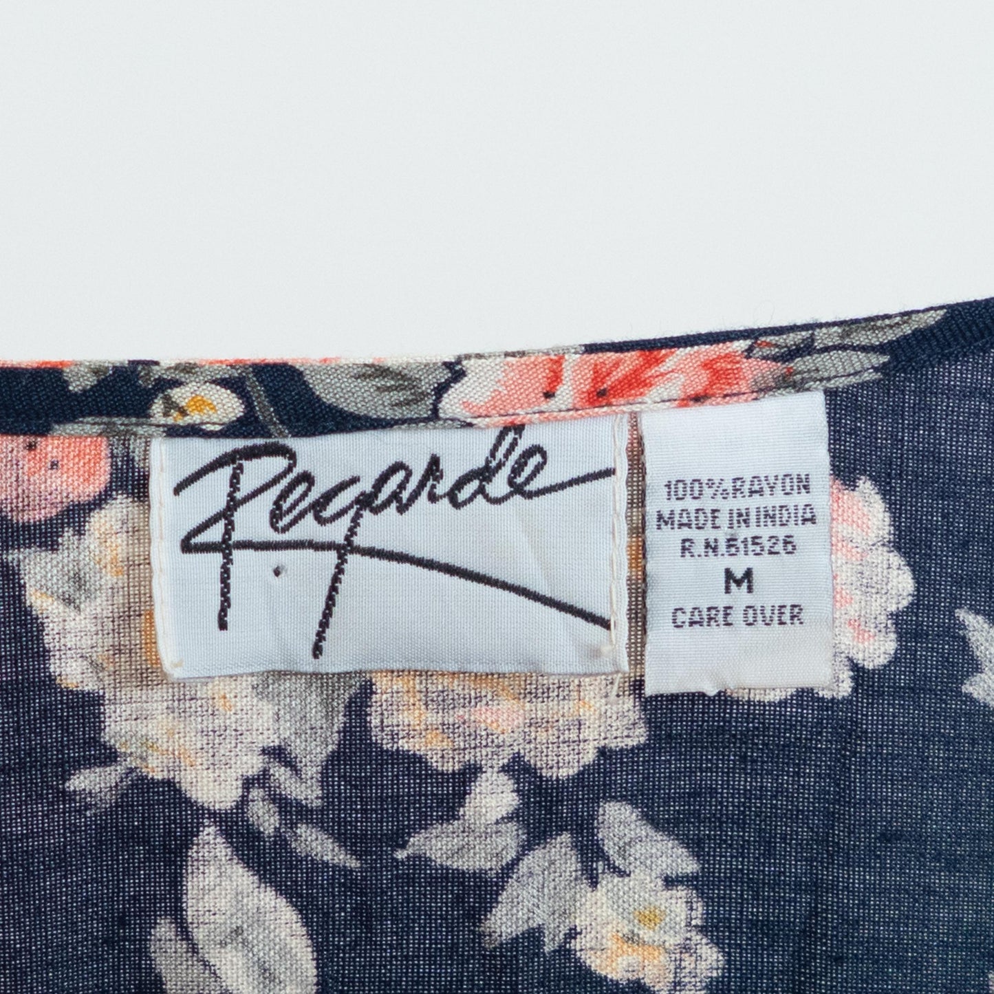 Vintage 90s Navy Floral Bias Swirl Maxi Dress - Medium 