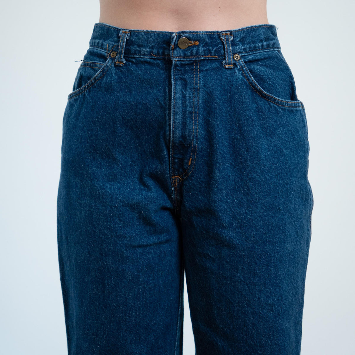 Vintage 80s Chic Dark Wash Jeans - Medium, 29" Waist | Denim High Waisted Mom Jeans
