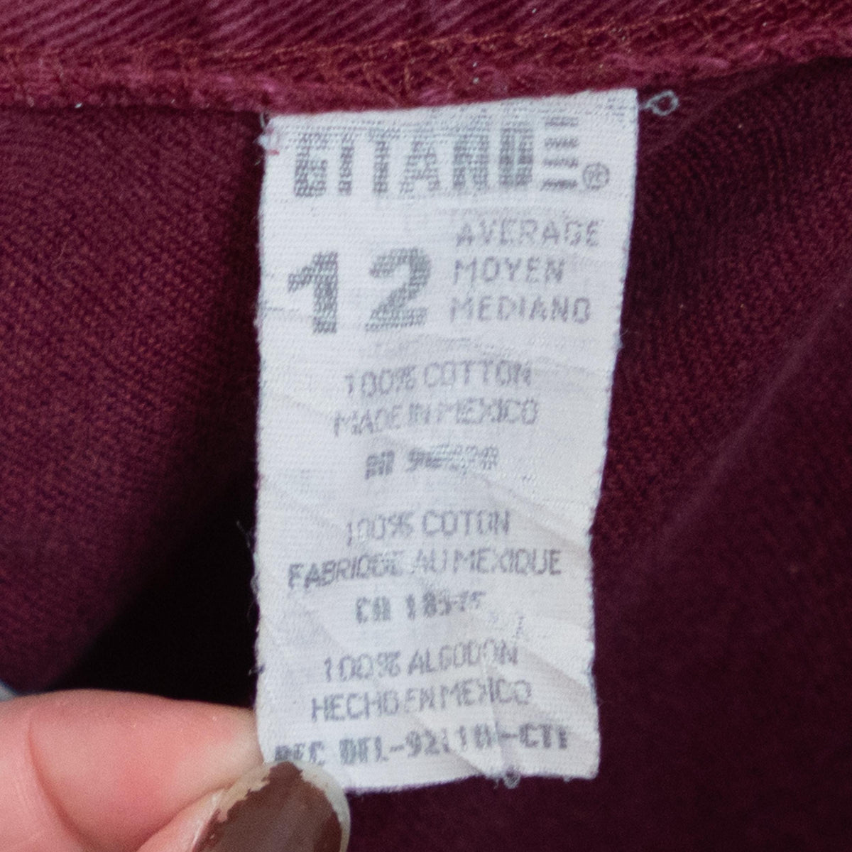 Vintage 90s Wine Red High Waisted Jeans - Medium, 29" Waist | Gitano Denim Mom Jeans