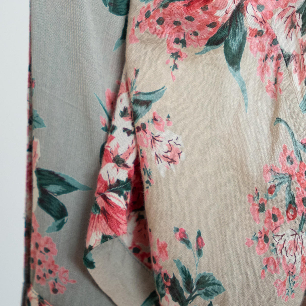 Vintage 90s Floral Bouquet Maxi Sundress - Small | Tie Back Boho Grunge Dress