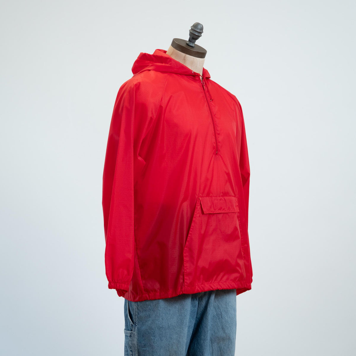 Vintage 90s Marlboro Hooded Windbreaker - Large | Red Cigarette Brand Lightweight Pullover Jacket