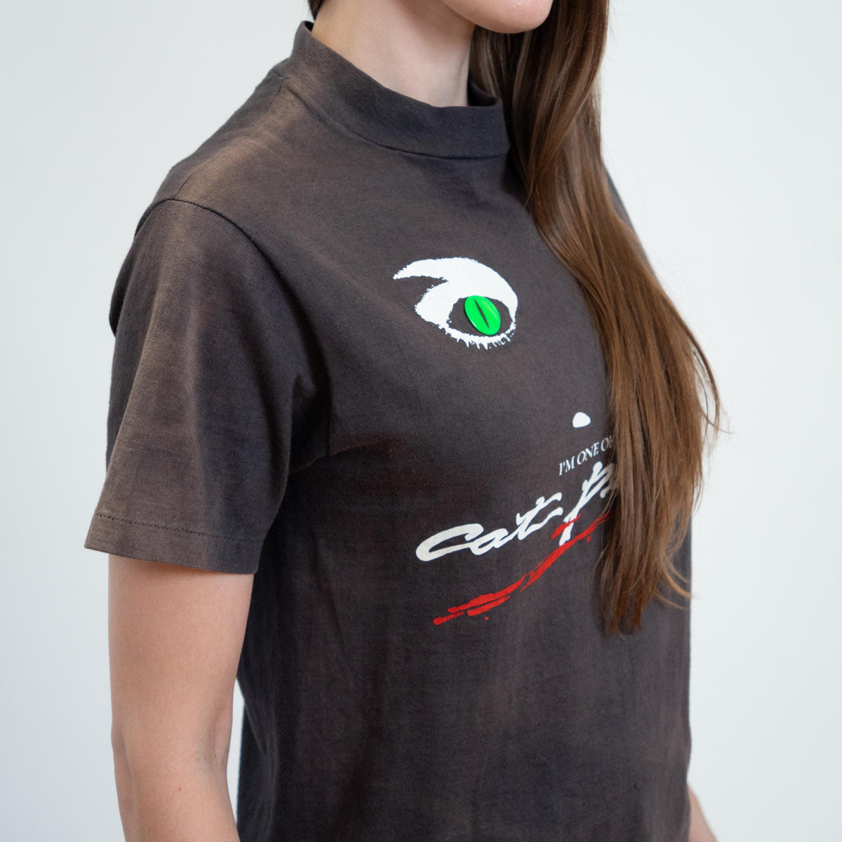 Vintage 80s Cat People "Pet Me If You Dare" Cult Horror Movie T Shirt - XS to Small | Unisex Film Promo Graphic Tee