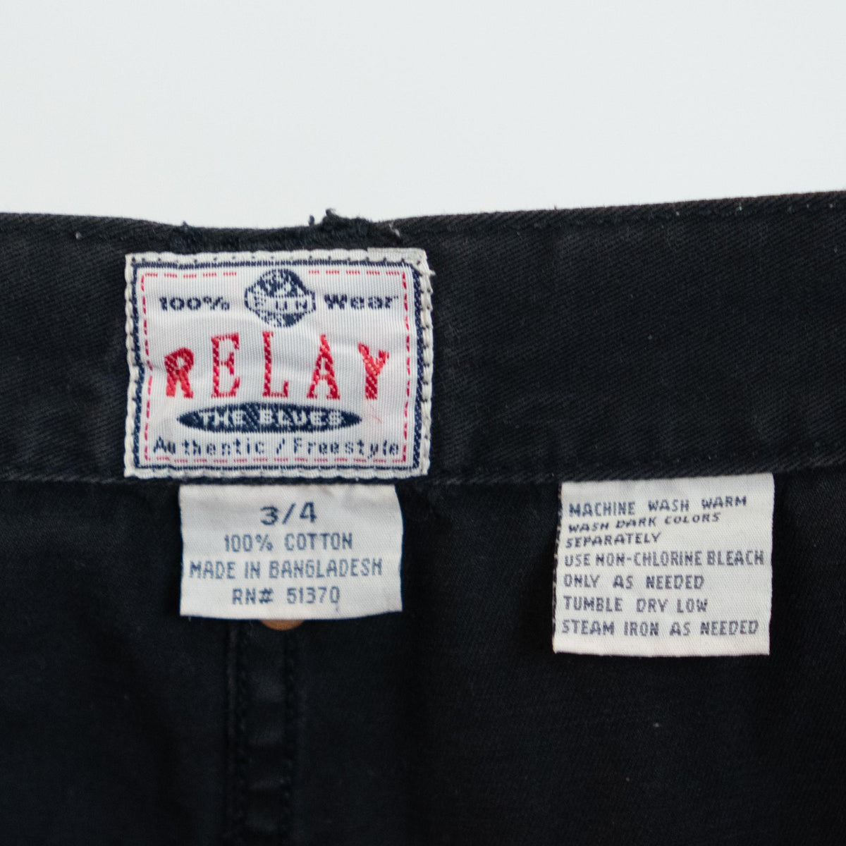 Vintage 90s Black Button Front Midi Skirt - Small, 26" Waist | High Waisted Cotton Twill Long Straight Skirt
