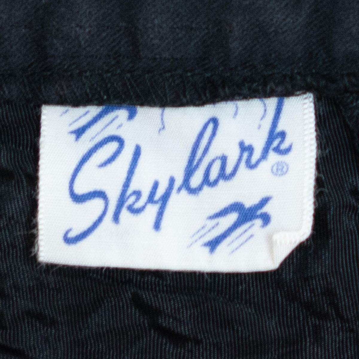 Vintage 50s Black Cotton Pencil Skirt - Extra Small, 24" Waist | 1950s High Waisted Midi Wiggle Skirt