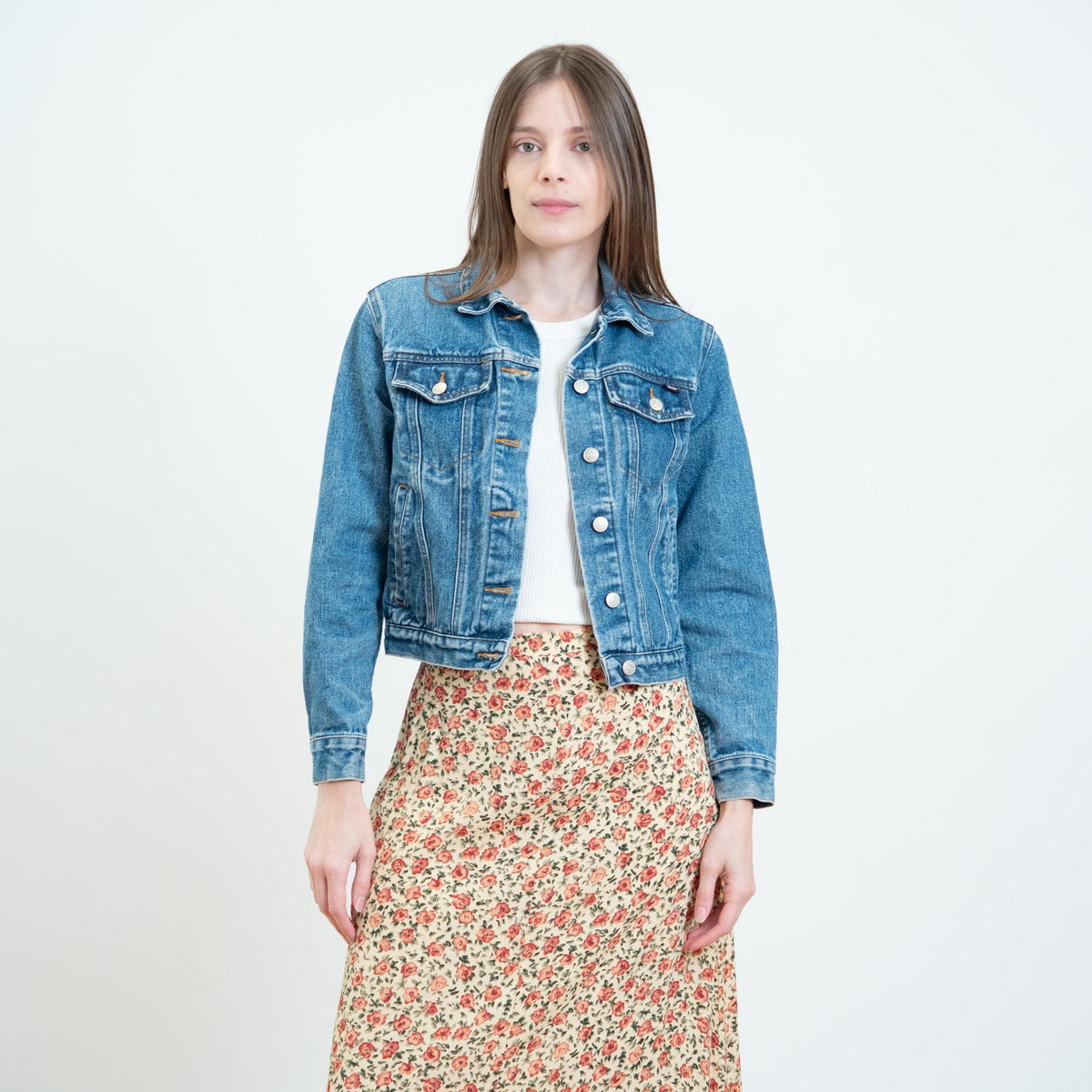 Vintage 90s Limited Jean Jacket - Extra Small | Y2K Denim Trucker Jacket