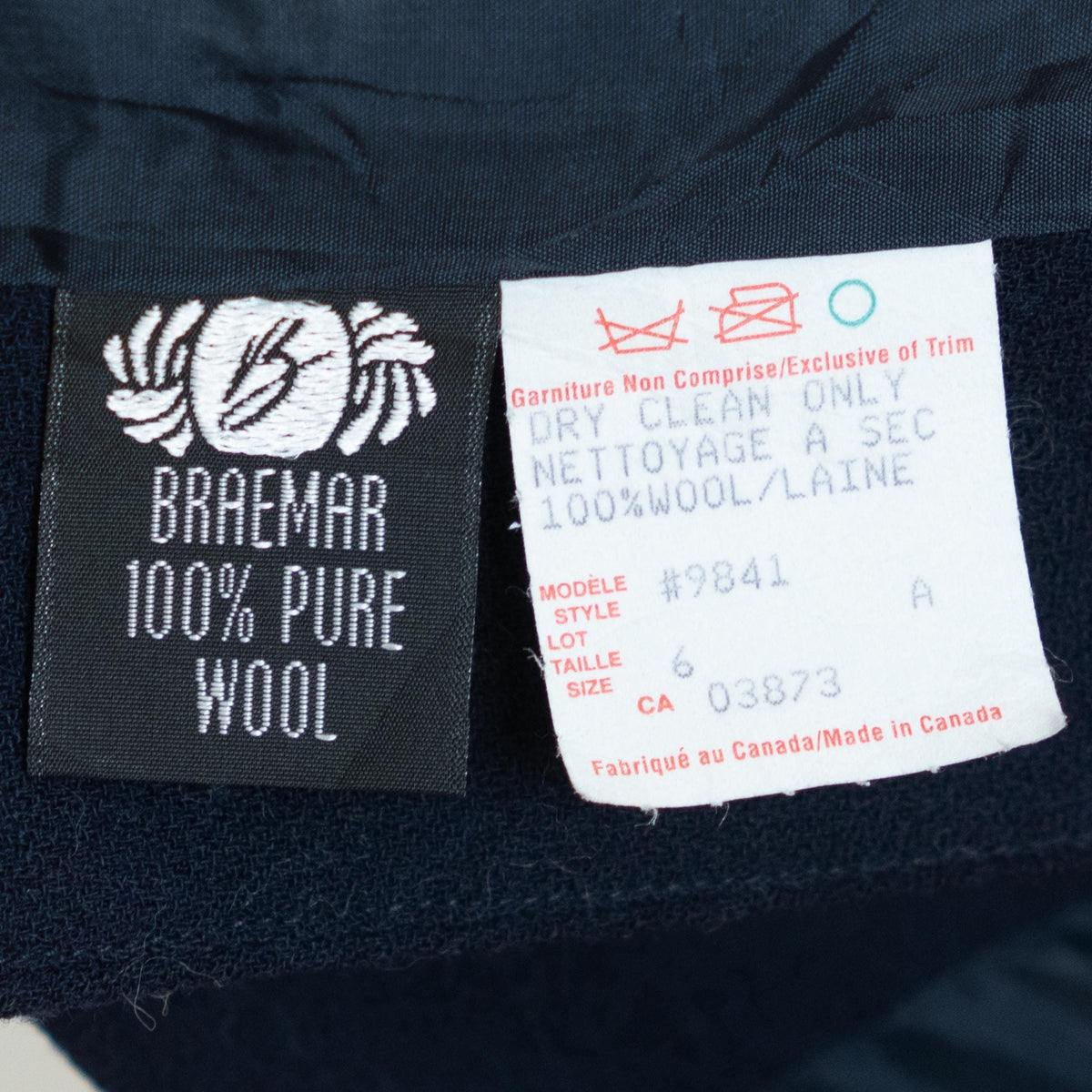 Vintage 90s Navy Wool Suit Vest - Small to Medium | Button Up Sleeveless Layering Top