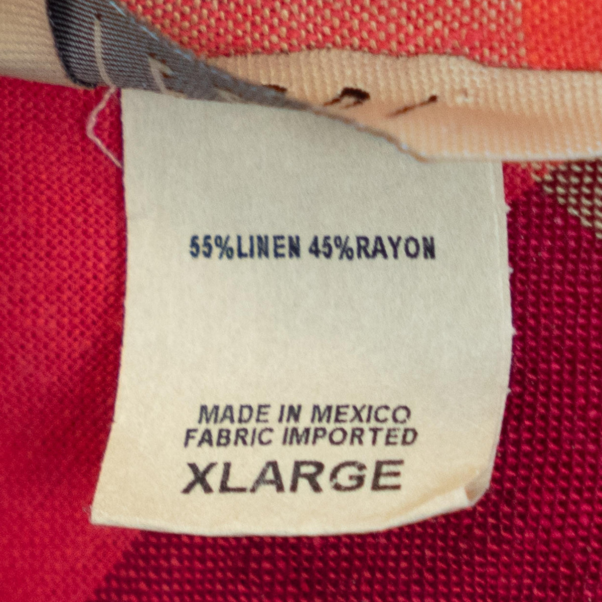 Vintage Y2K Sunset Plaid Linen Blend Maxi Dress - Extra Large | Sleeveless Tie Back Sundress