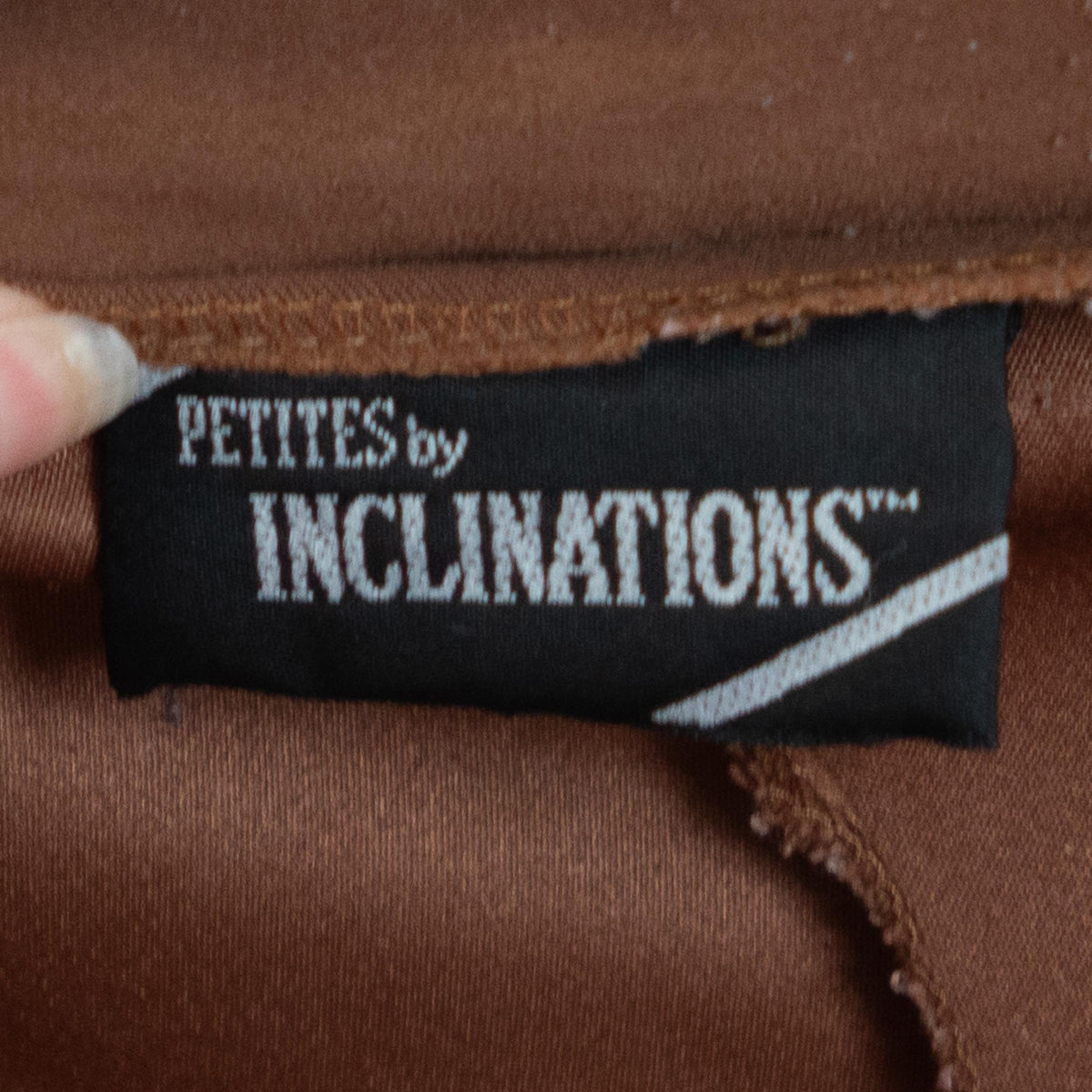 Vintage 80s Caramel Brown Ultrasuede Trousers - Petite Medium, 28.5" | Faux Leather Tapered Leg Pants