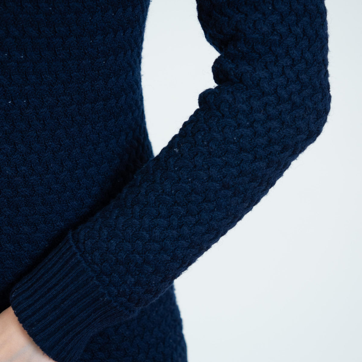 Vintage 70s Valentino Navy Knit Cardigan - Extra Small | Button Up Fitted Lightweight Sweater