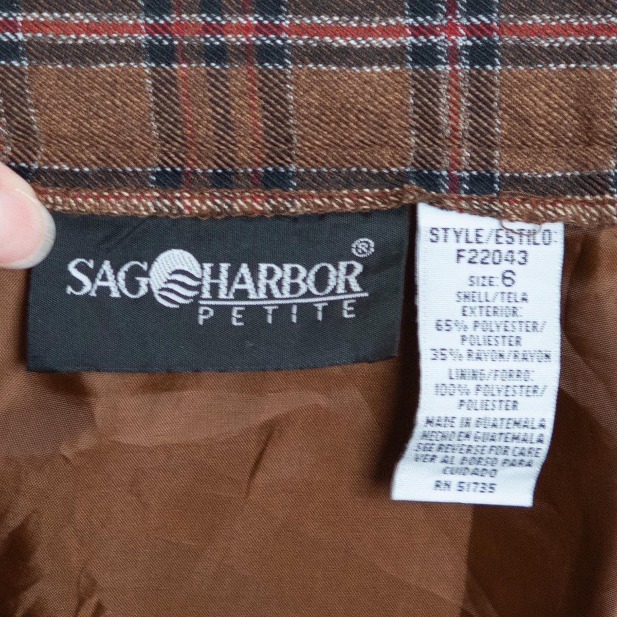Vintage 90s Brown Plaid Mini Skirt - Small | High Waisted A-Line Schoolgirl Miniskirt