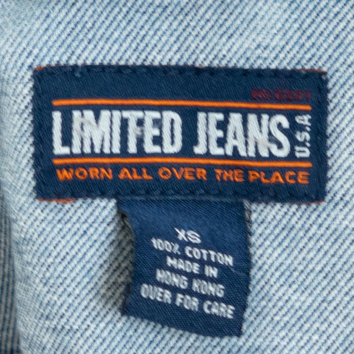 Vintage 90s Limited Jean Jacket - Extra Small | Y2K Denim Trucker Jacket