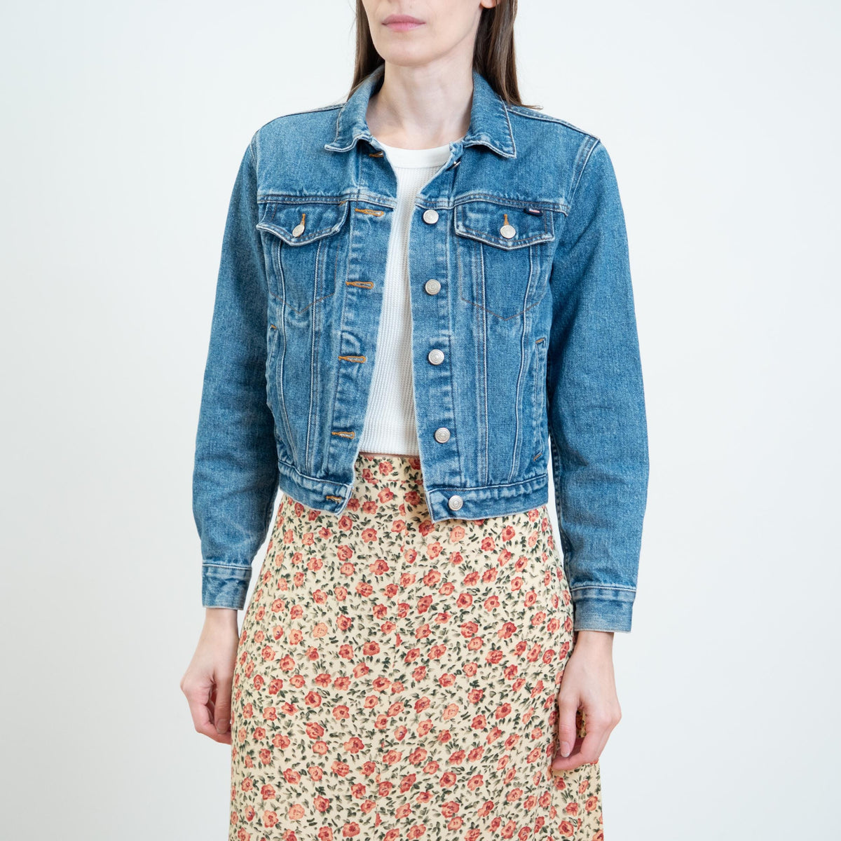 Vintage 90s Limited Jean Jacket - Extra Small | Y2K Denim Trucker Jacket