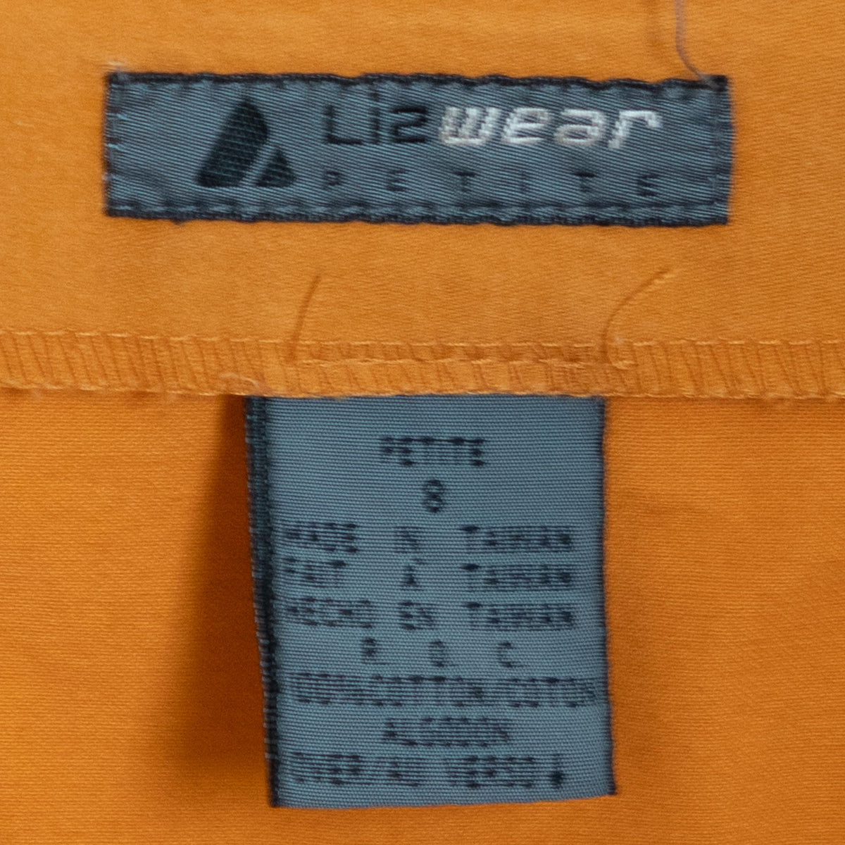 Vintage 90s Mustard A-Line Midi Skirt - Small, 27" Waist | Lizwear High Waisted Cotton Skirt