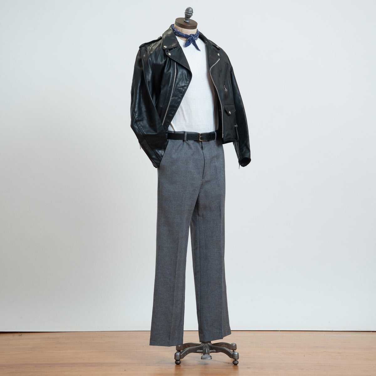 Vintage 70s Levi's Grey 'Action Slacks' Trousers - 36x32 | Bootcut Leg Dress Pants