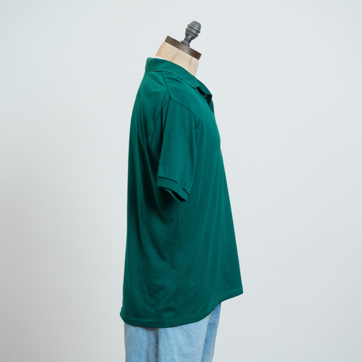 Vintage 90s Root Beer Stand Polo Shirt - Extra Large | Green Short Sleeve Uniform Top