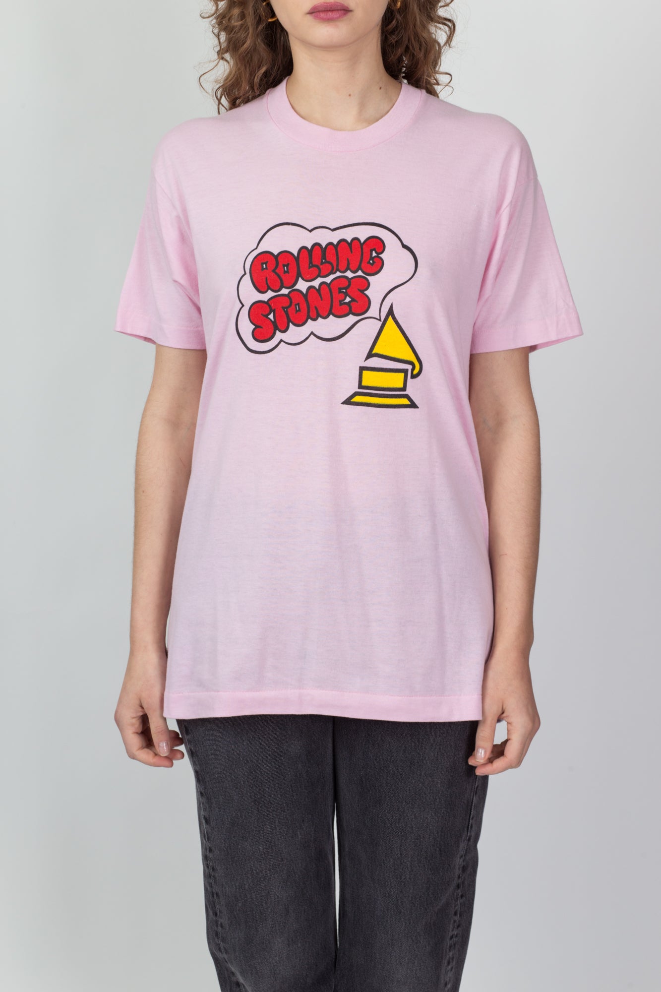 80s Rolling Stones Grammy Award T Shirt - Men's Medium, Women's Large