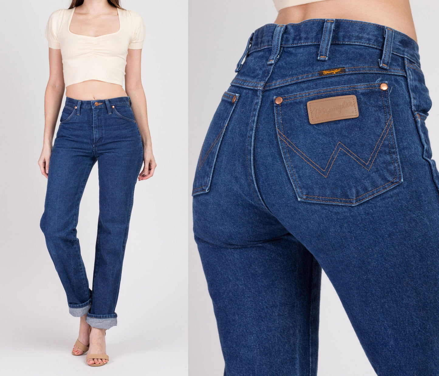Vintage Wrangler High Waist Jeans - Small