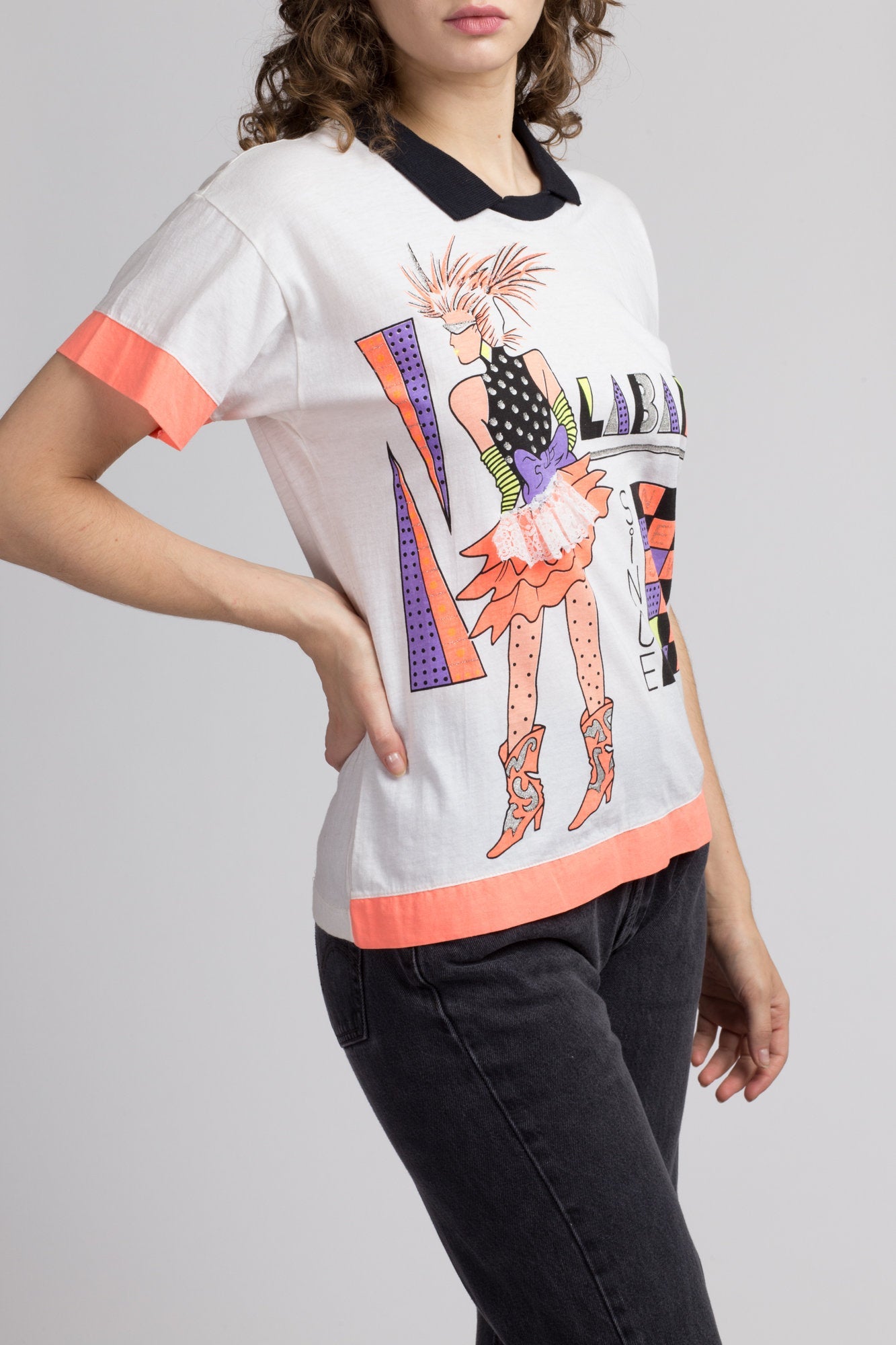 80s La Bamba Dance T Shirt - Medium